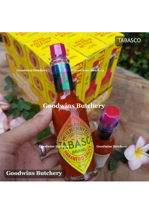 Sauce chili TABASCO USA Mc.Ilhenny Co. 60ml HABANERO PEPPER SAUCE serious heat & a little bit of fruity sweet